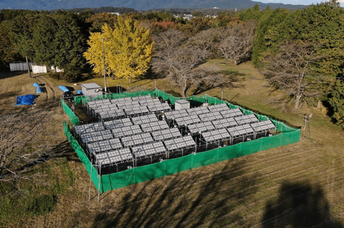 An operational photocatalytic panel reactor system