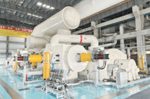 Steam Turbine Generator in the Shaanxi Binchang Power Plant.