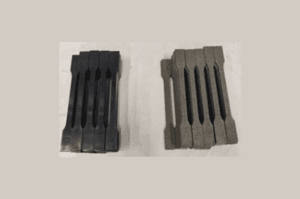 Specimen of Recycled Plastics Railway Sleepers